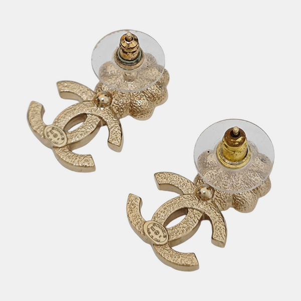 Metal Gold Stud Earrings