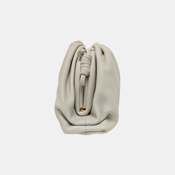 The Pouch Mini Lambskin White