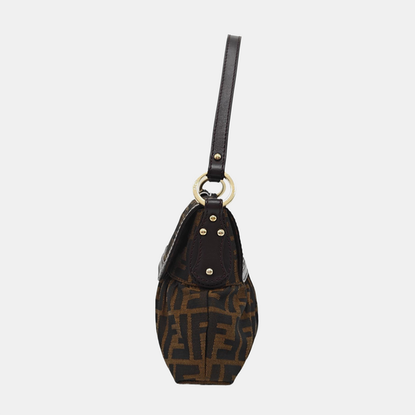 Canvas Shoulder Bag Brown