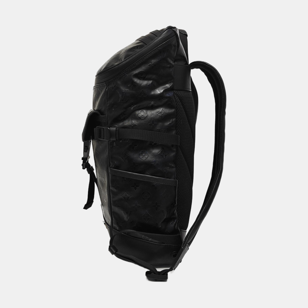 CHRISTOPHER Monogram Coated Canvas Black