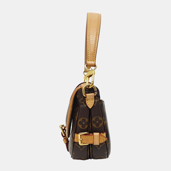 SAUMUR BB Monogram Coated Canvas Brown