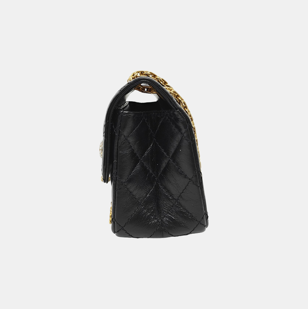 2.55 224 (mini) Quilted Vintage Calf Black