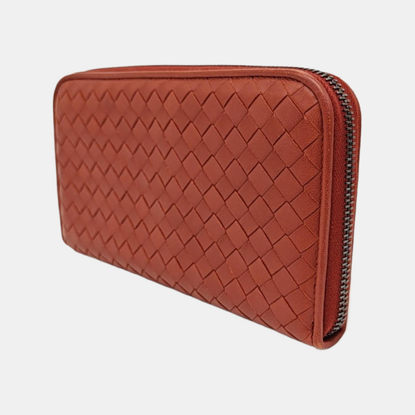 Lambskin Wallet Red