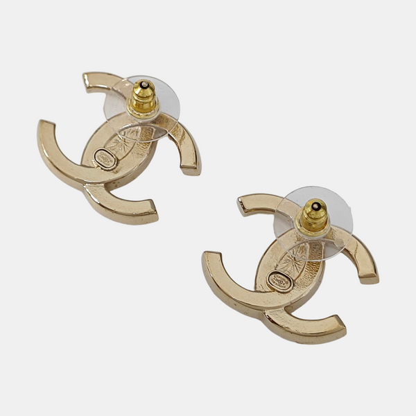 Metal Gold Stud Earrings