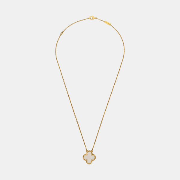 Vintage Alhambra 18k Gold Necklace