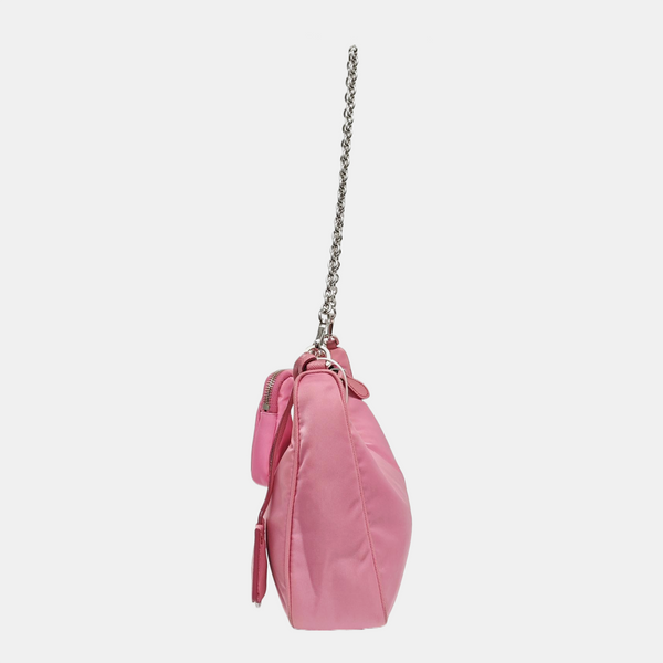Authenticated pre-owned Re-Edition2005 Nylon Pink - Shoulder Bag at Looply