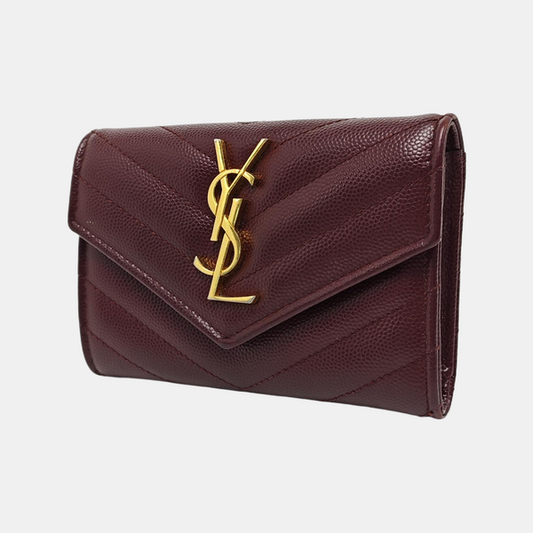 MONOGRAM Quilted Calfskin Red Wallet