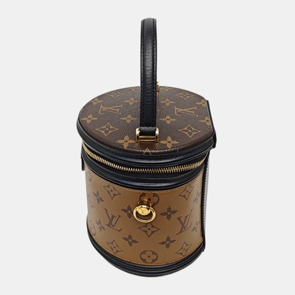 CANNES PM Monogram Coated Canvas Brown