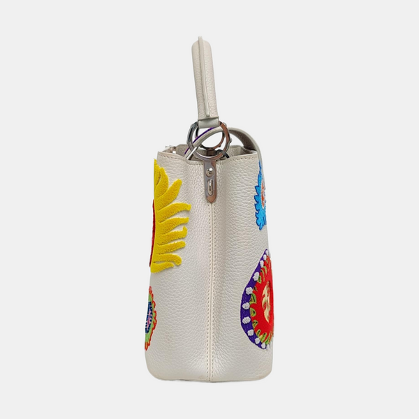 ARTYCAPUCINES MM Calfskin White