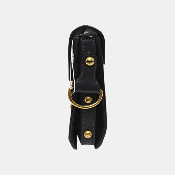 Calfskin Shoulder Bag Black