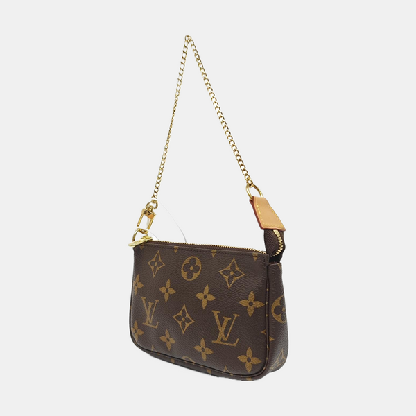 ACCESSOIRES Mini Monogram Coated Canvas Brown