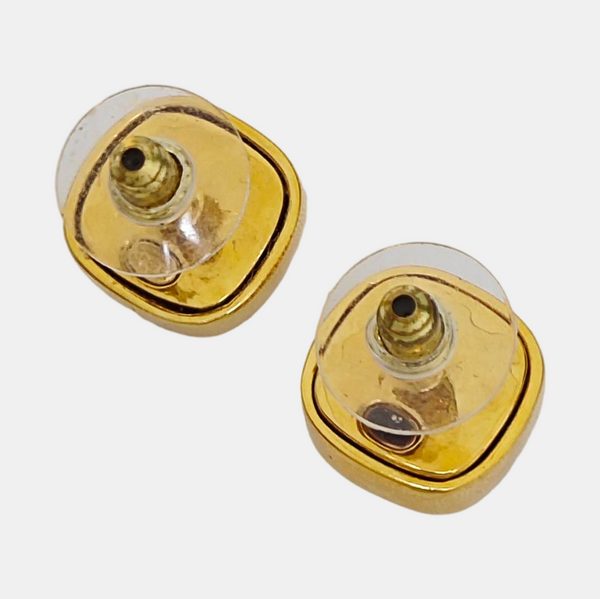 Metal Gold Stud Earrings