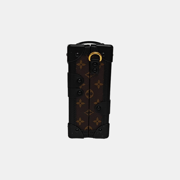 PETITE MALLE Monogram Coated Canvas Brown