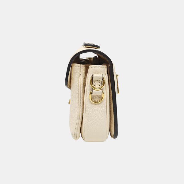 MÉTIS EAST WEST Monogram Calfskin Beige