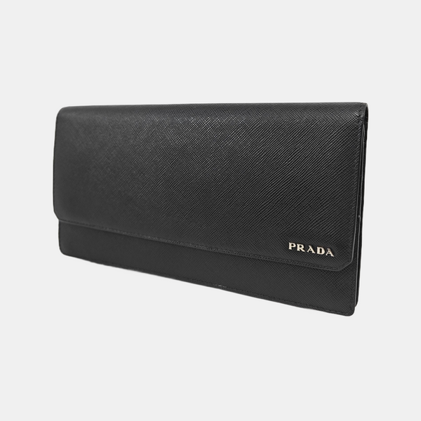 Saffiano Calfskin Wallet Black