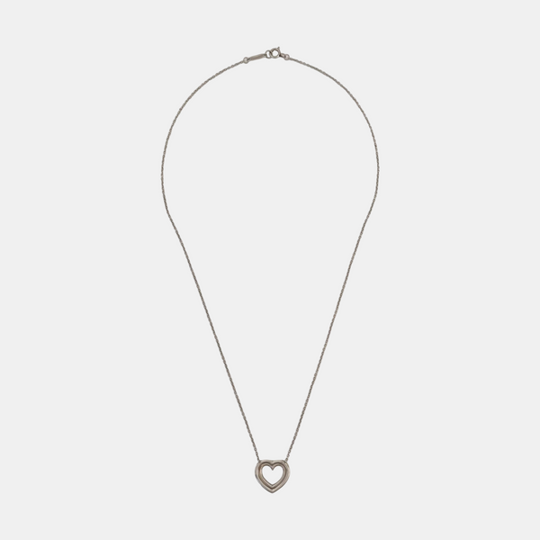 Tiffany Hearts Platinum 950 Silver Necklace