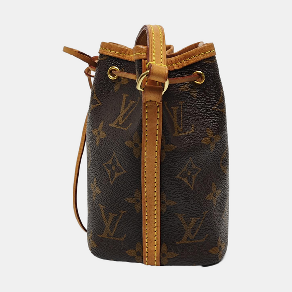 NÉONOÉ Nano Lona Revestida Monogram Marrón