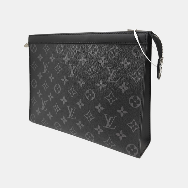 Pochette Voyag MM Monogram Coated Canvas Black