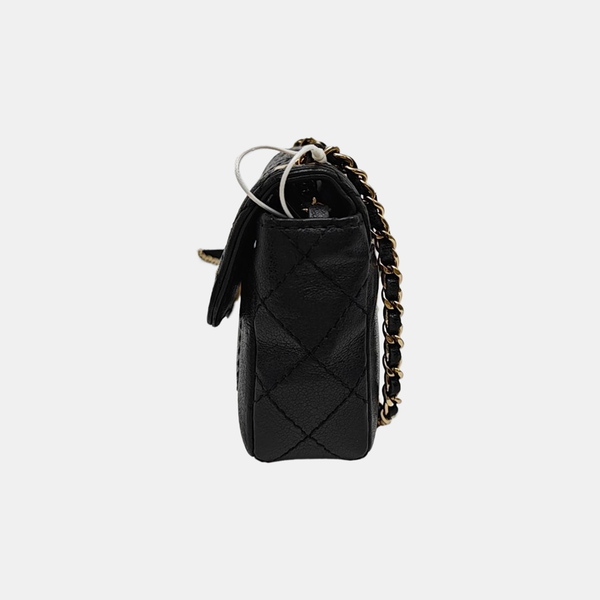 NOW AND FOREVER Quilted Lambskin Black