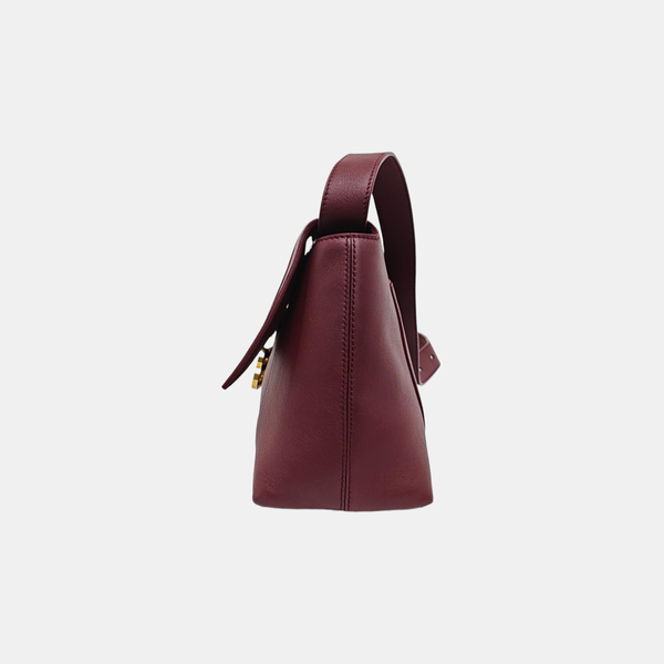 Downtown Small Calfskin Red