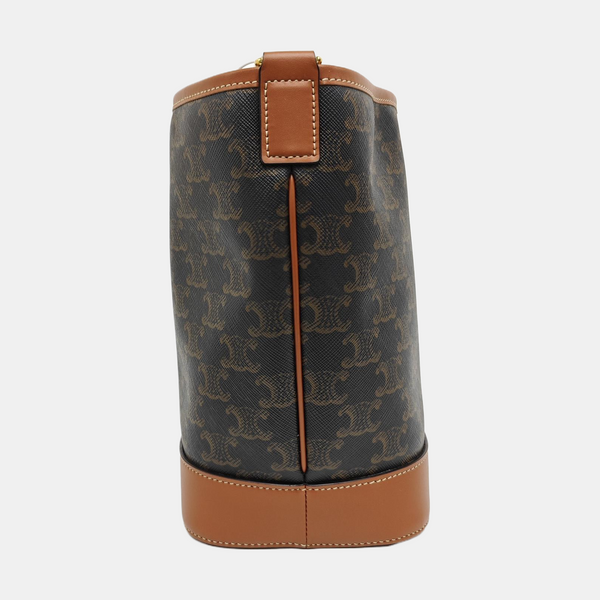 TRIOMPHE CANVAS Small Coated Canvas Brown