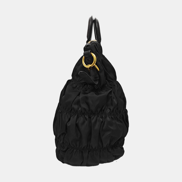 Nylon Tote Bag Black