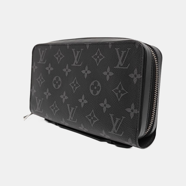 TROUSSE TOILETTE Monogram Coated Canvas Black