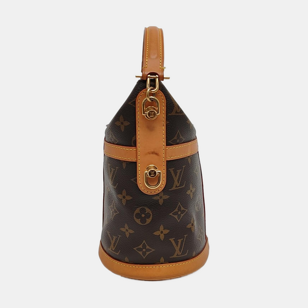 DUFFLE Monogram Coated Canvas Brown