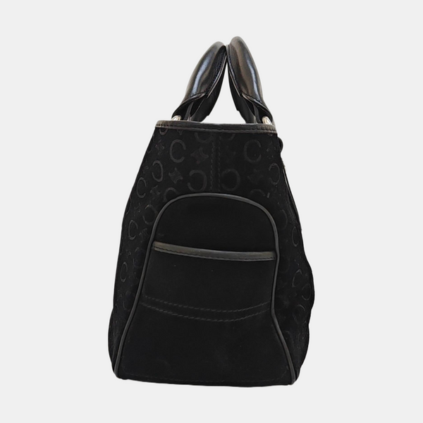 Suede Tote Bag Black