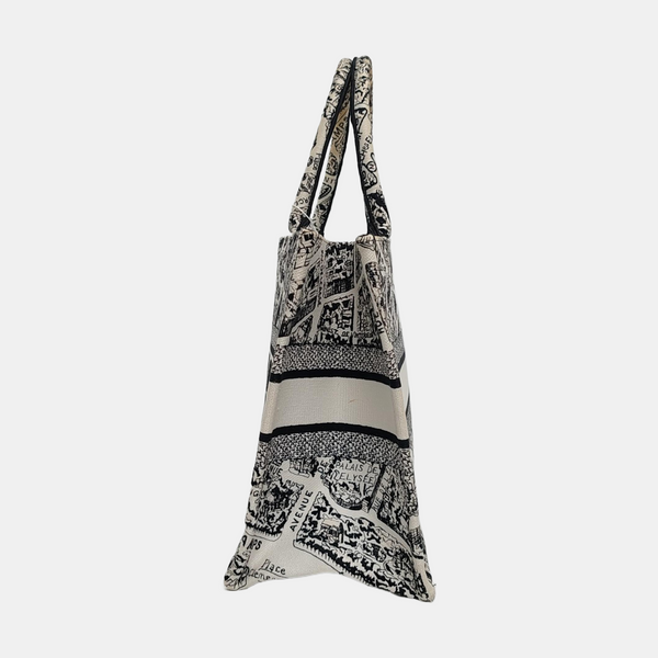 Book Tote Medium Canvas White