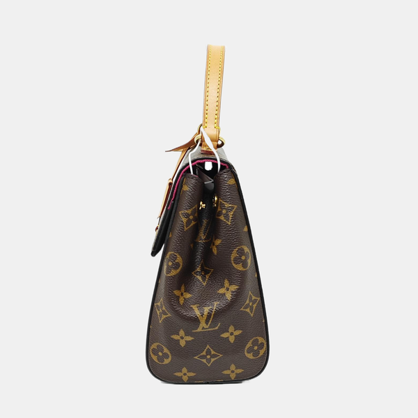 CLUNY Monogram Coated Canvas Brown