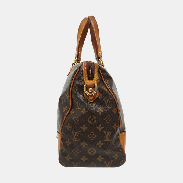 RETIRO GM Monogram Coated Canvas Brown