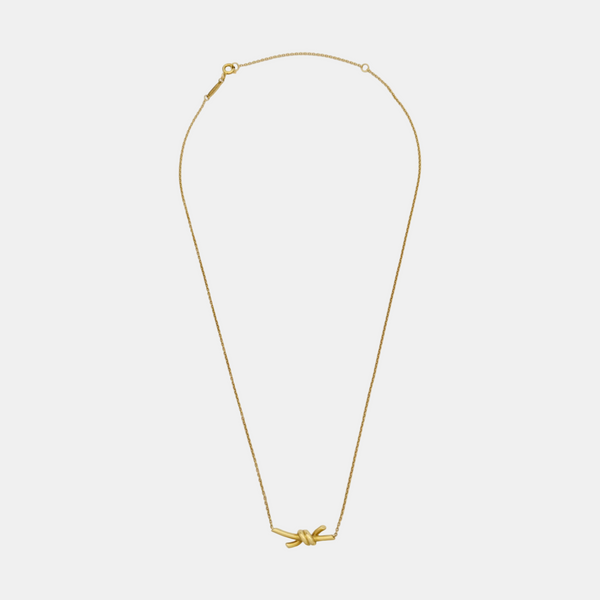 Tiffany Knot 18k Gold Necklace