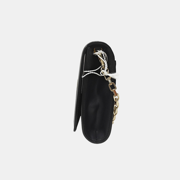 Calfskin Shoulder Bag Black