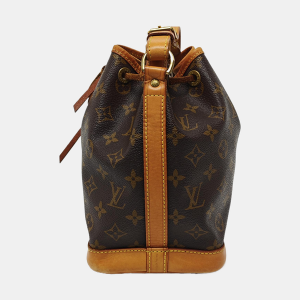 NOÉ BB Monogram Coated Canvas Brown