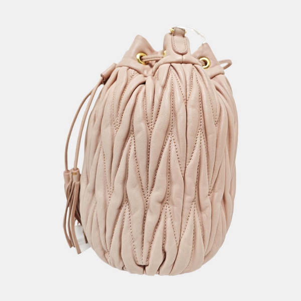 Matelassé Quilted Lambskin Pink