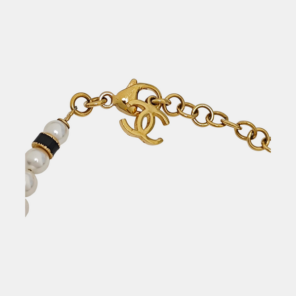 Faux Pearl White Bracelet