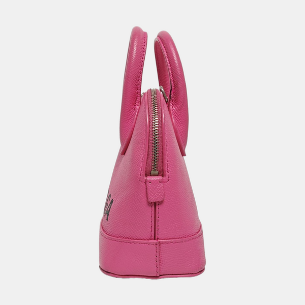 Top Handle Calfskin Red