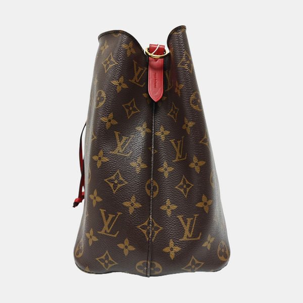 NÉONOÉ MM Monogram Coated Canvas Brown