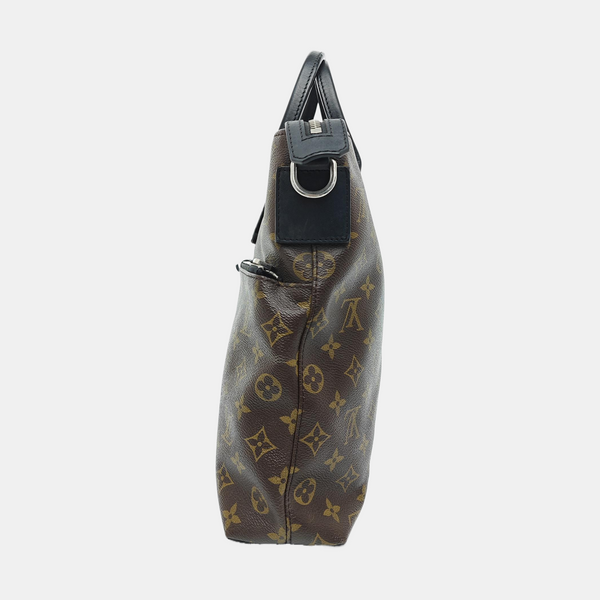 7 DAYS A WEEK Damier Ebene Coated Canvas Brown
