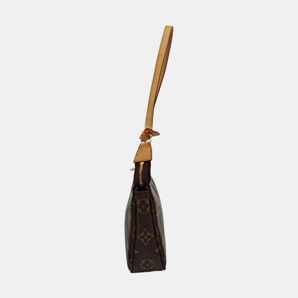 ACCESSOIRES GM Monogram Coated Canvas Brown