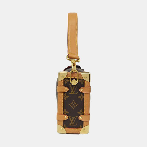 SIDE TRUNK MM Monogram Coated Canvas Brown