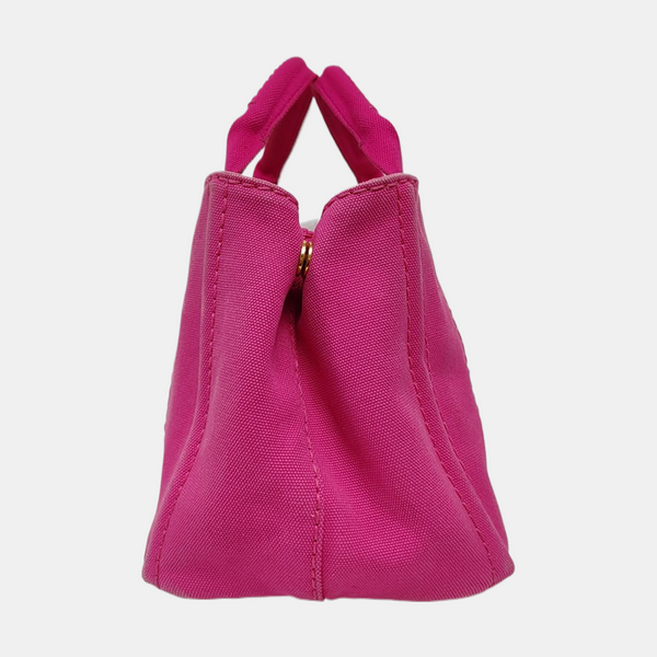 Denim Quilted Canvas Red