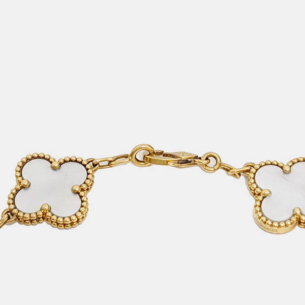 Vintage Alhambra 18k Gold Bracelet