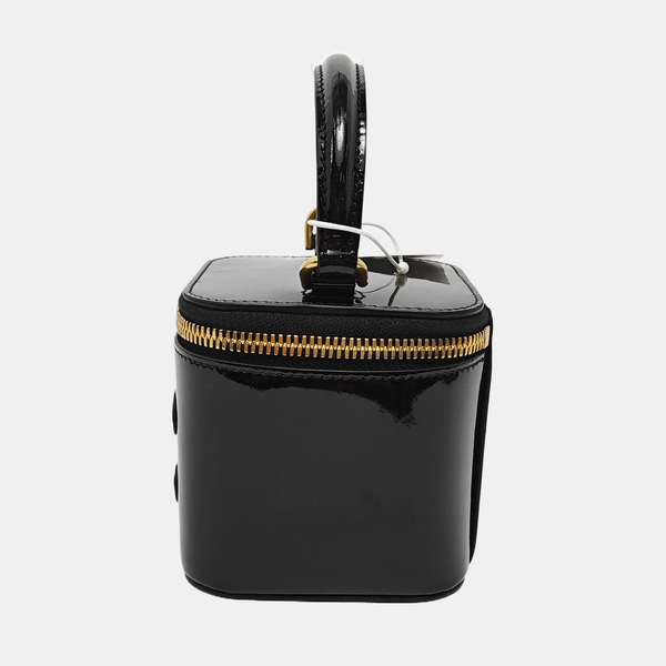Authenticated pre-owned TRIOMPHE Patent Leather Black - Bucket Bag at Looply