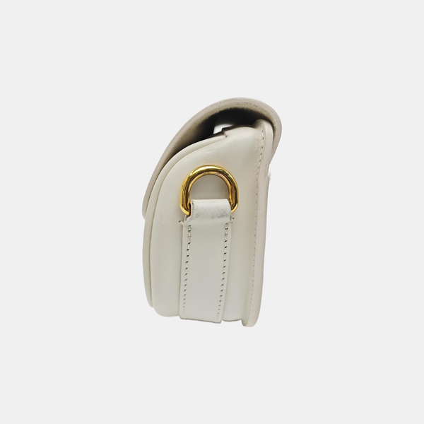 Bobby Medium Calfskin White