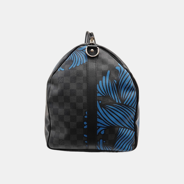 Damier Graphite Coated Canvas Top Handle Bag 55 Black