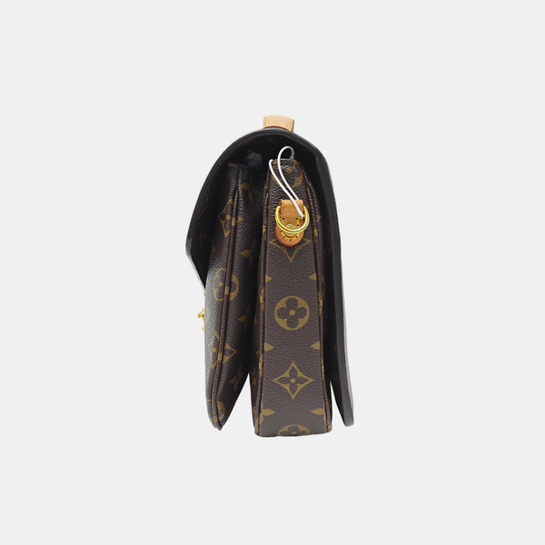 MÉTIS MM Monogram Coated Canvas Brown