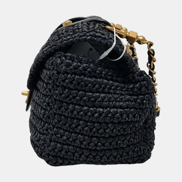 Special Material Shoulder Bag Black