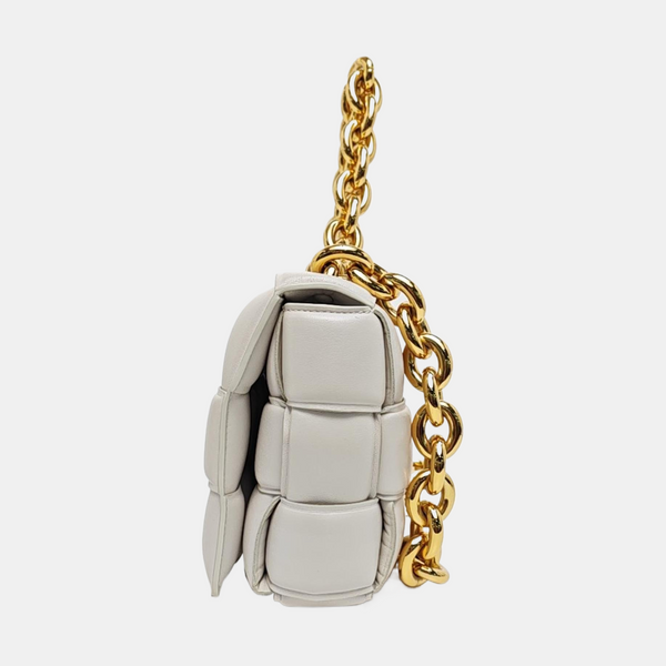 Cassette Medium Lambskin White